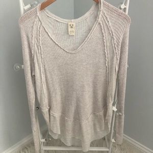 free people ivory thermal xs